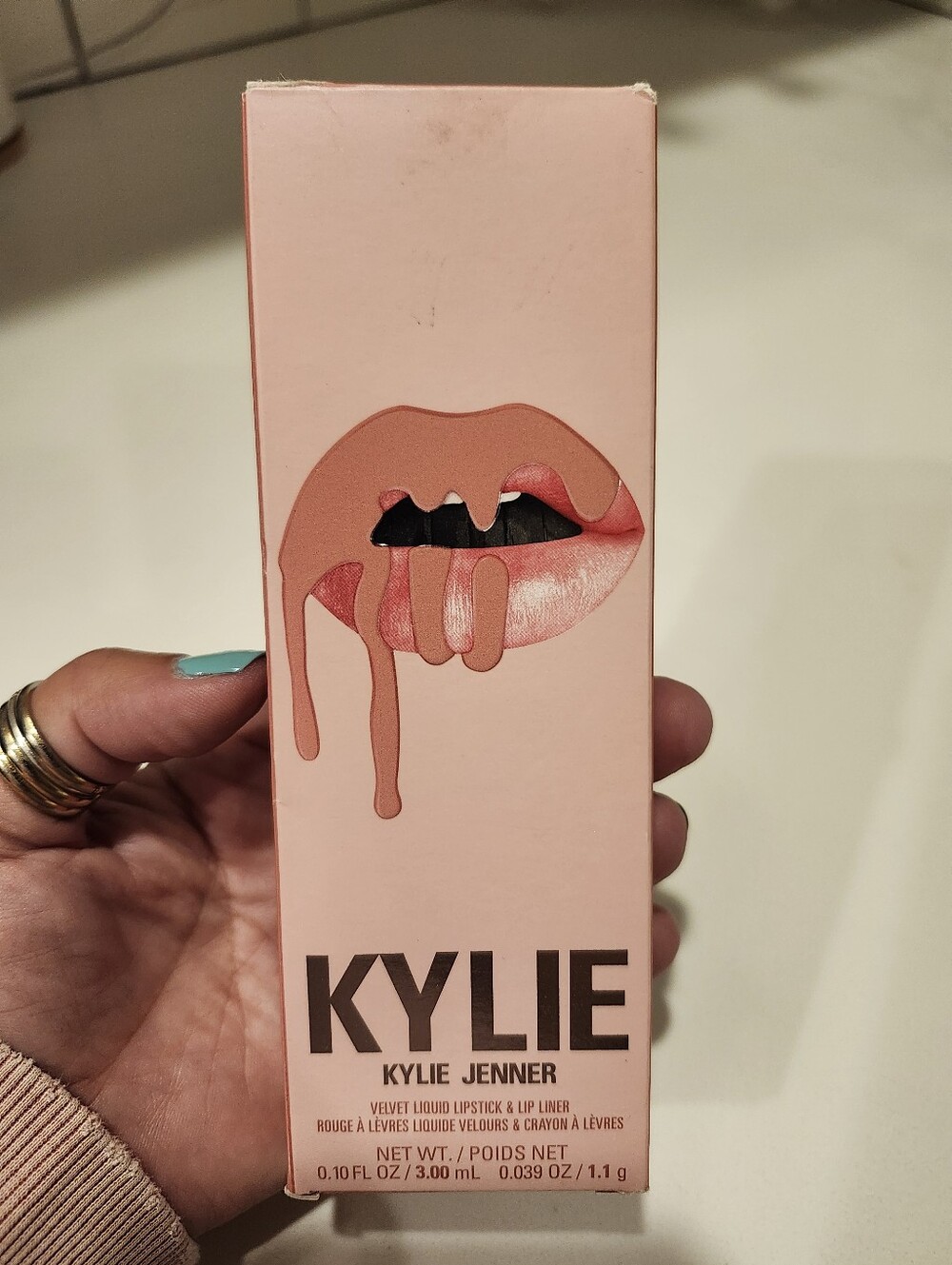 Kylie Cosmetics Velvet Liquid Lipstick & Liner Set - Soft Pink Peach